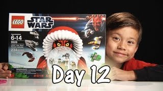 Day 12 LEGO STAR WARS Advent Calendar Review Set 9509 - 2012 -  Stop Motion & FREE CODE