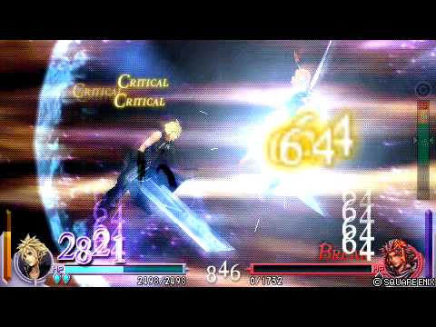 Dissidia Final Fantasy: Cloud vs Firion (English)