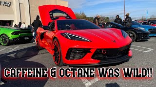 C8 Corvette at Caffiene and Octane!! Exotics EVERYWHERE!! Atlanta Takeover by JamesAtkinsTv 729 views 1 year ago 13 minutes, 40 seconds