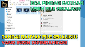 CARA MEMINDAHKAN BANYAK FILE SEKALIGUS DI LAPTOP/PC DENGAN CEPAT