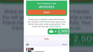 App nana invitation code %100 workin
