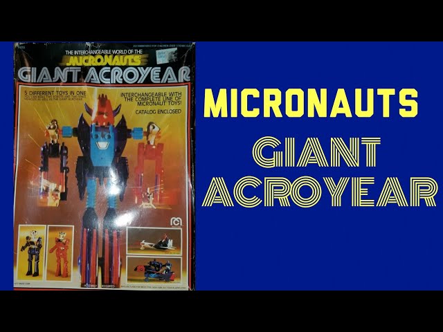 Micronauts (Microman) Giant Acroyear : Mego - YouTube