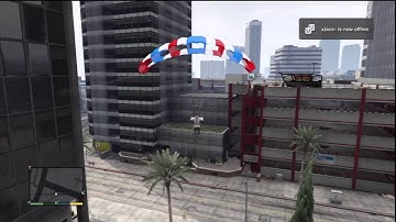 GTA V | PARACHUTE JUMP FROM TALL BUILDING!