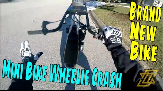New 212cc Mini Bike, I Crashed It #thatszackforya