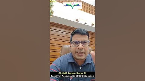 Bills of Exchange | CMA Inter Financial Accounting | By CA/CMA Santosh Kumar