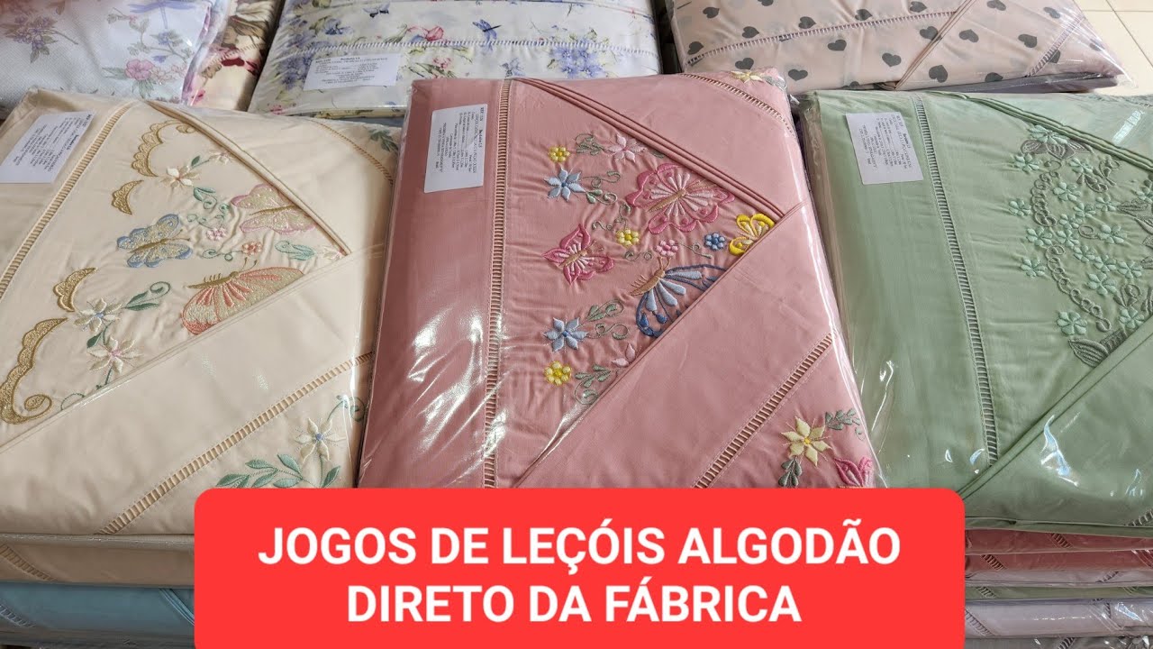 VEJA OS PREÇOS DE JOGOS DE LENÇÓIS 100% ALGODÃO DIRETO DA FÁBRICA: IMPOSSÍVEL NÃO SE APAIXONAR!!!