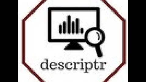 descriptr R Package - Shiny App Demo