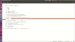 Basic VI editor comands