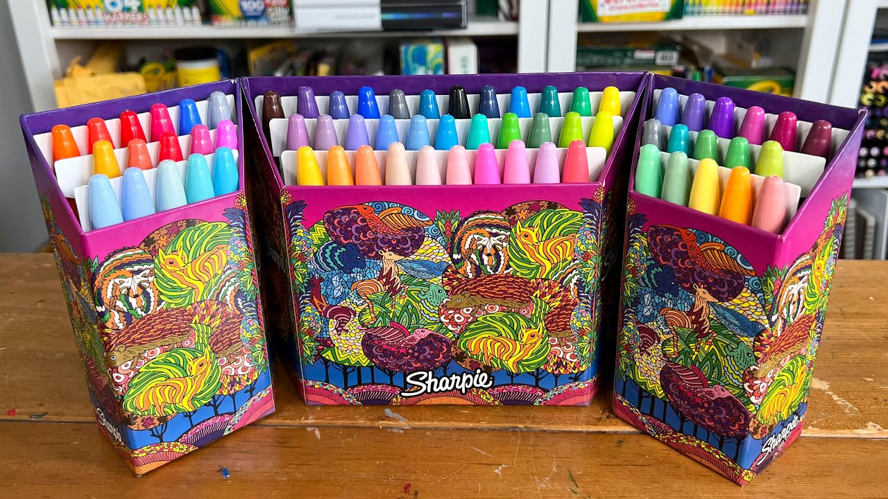 65 Sharpie Markers The Ultimate Collection Swatches and Review