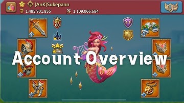 【Lords mobile】Account that beats a noob Baron - Account Overview