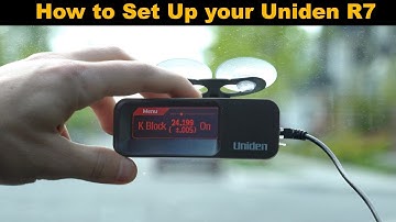 How to Set Up and Configure the Uniden R7