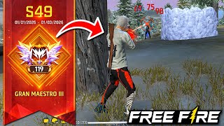 REINICIO DE TEMPORADA SUBIENDO A GRAN MAESTRO ☠️🔥 FREE FIRE