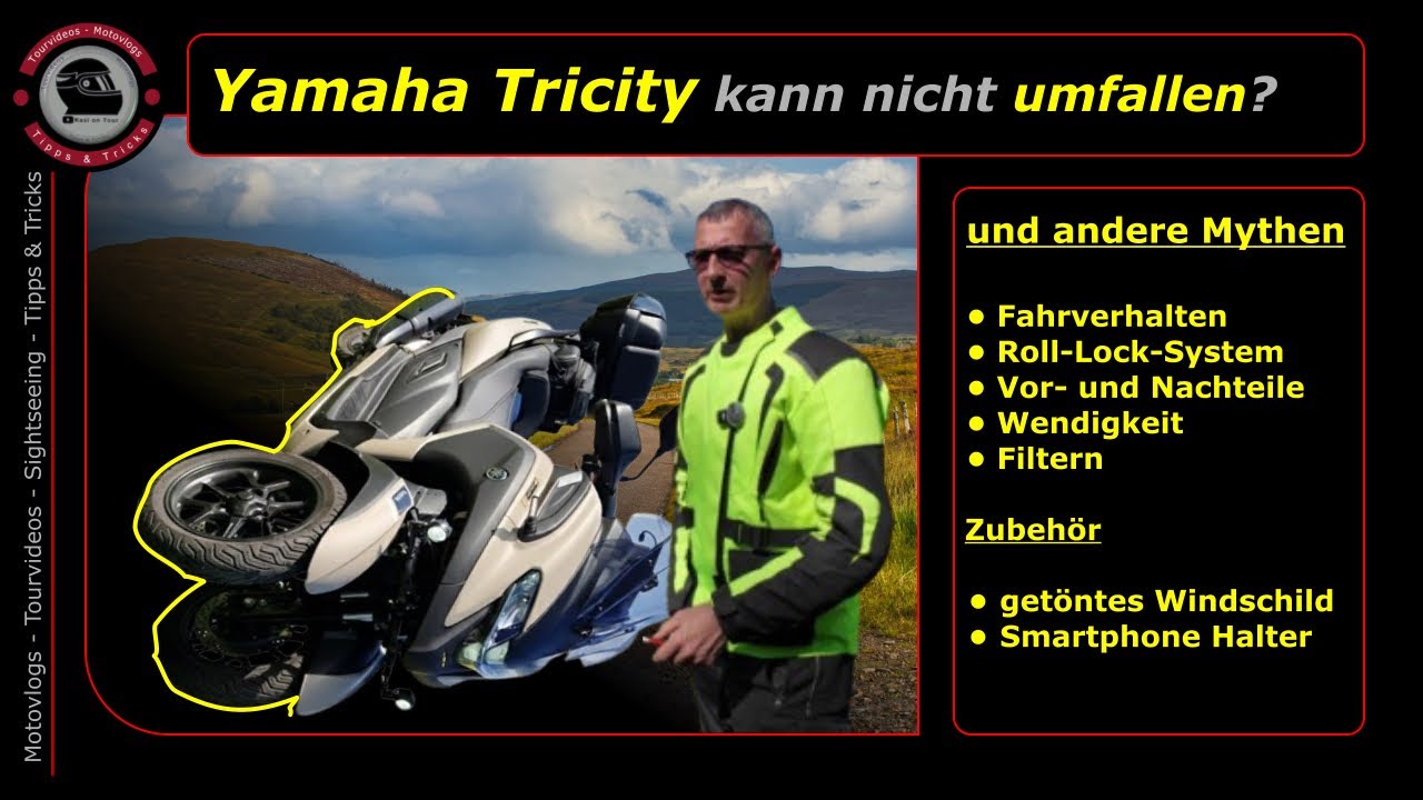 [ Vlog 102 ] Fragen und Mythen Yamaha Tricity 300 und andere Dreirad Roller