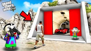 GTA 5 :Franklin Shinchan & Pinchan Found Secret Underground Bunker In Gta 5 ! (GTA 5 MODS)