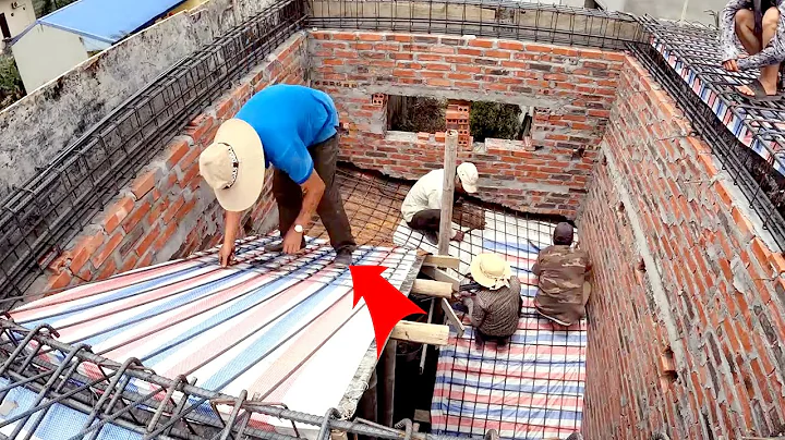 Man Builds Spiral Staircase Formwork and Rebar | Step-by-Step Construction