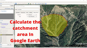 How to Calculate catchment Area in Google Earth Simple Method