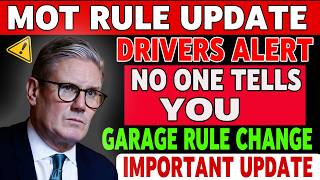 🚗 UK MOT Rules Change 11 May 2026 – Important Update for Drivers