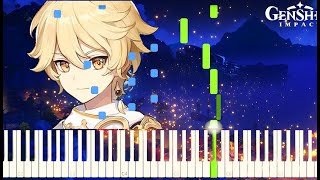 Genshin Impact - Night Piano [SYNTHESIA] screenshot 5