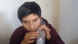 ASMR Scratching the Mic and Mouth Sounds