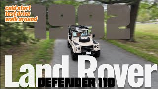 1992 Land Rover Defender 110 TDI  Frame-Off Restored, Convertible, Sahara Beige, Collector Grade!