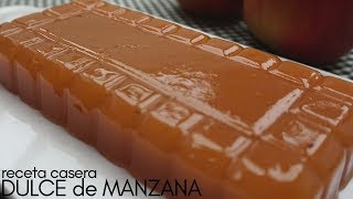 Dulce de manzana Receta casera, natural y fácil