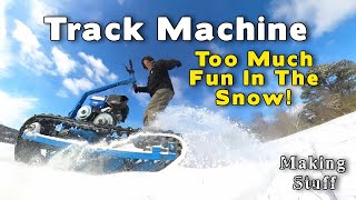 Snow Day with the DIY Tracked Vehicle by Making Stuff 3,618 views 3 months ago 2 minutes, 1 second