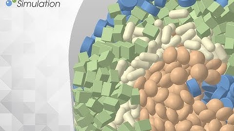 DEM vertical mixing of different particle shapes