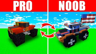 Minecraft NOOB vs. PRO: SWAPPED MONSTER TRUCK in Minecraft (Compilation) by Sub 17,949 views 2 years ago 10 minutes, 17 seconds