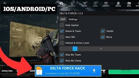 DELTA FORCE MOD MENU | DELTA FORCE MOBILE AIMBOT | GLOBAL & GARENA HACK ESP WALLHACK FREE VIP CRACK