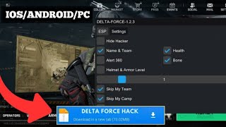 DELTA FORCE MOD MENU | DELTA FORCE MOBILE AIMBOT | GLOBAL & GARENA HACK ESP WALLHACK FREE VIP CRACK screenshot 5