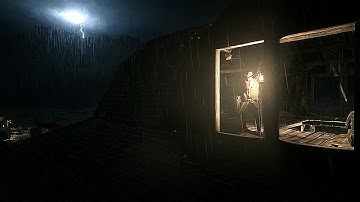 The Gang Takes Shelter From A Thunderstorm At The Hanging Dog Ranch | RDR2 ASMR