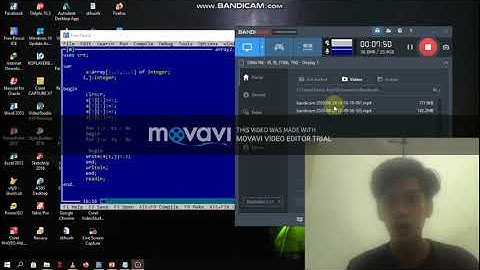 contoh program Array multidimensi || free pascal