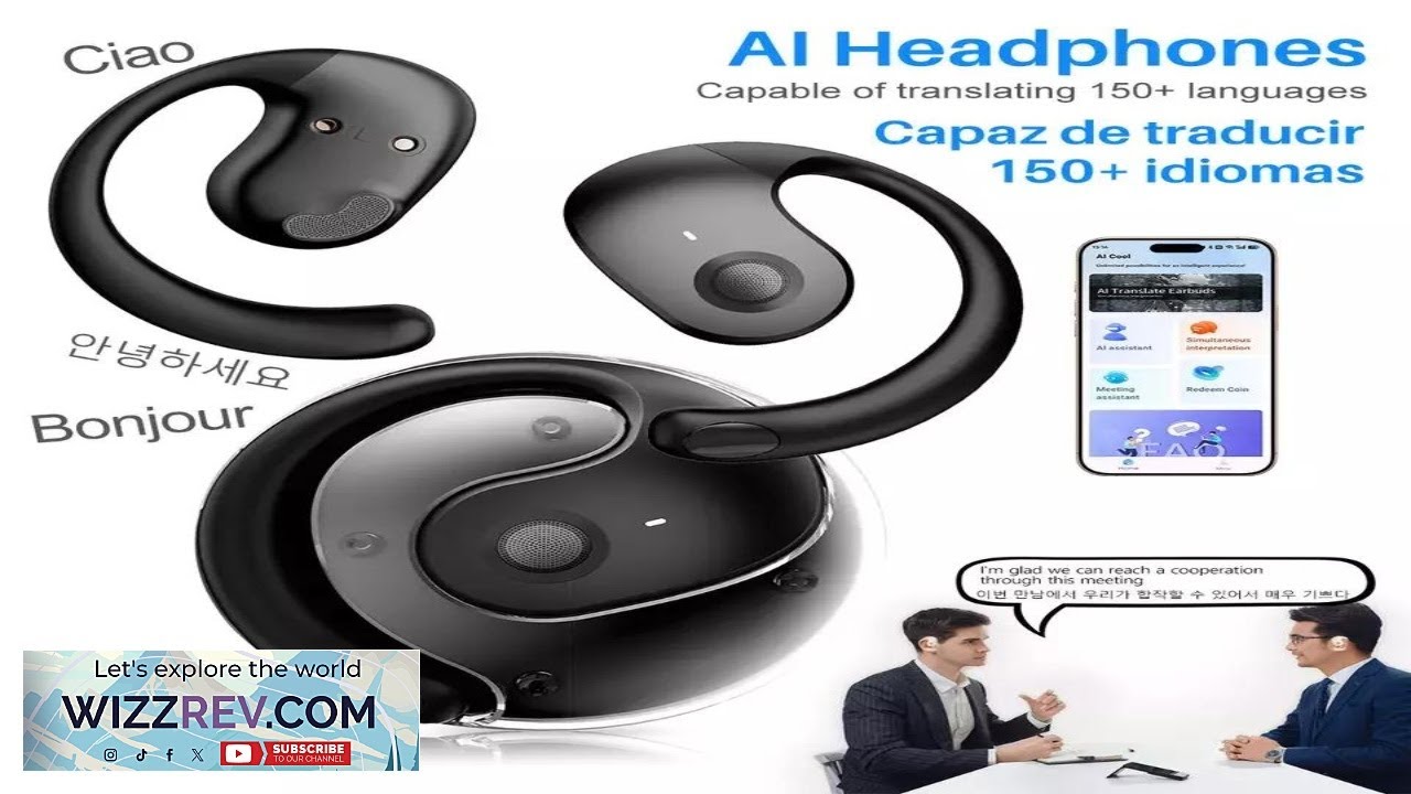 Translator Earbuds 150 Languages Real Time Online OffLine Translation Earphones eBay