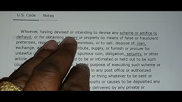 Title 18 U.S Code Section 1341  Frauds and Swindles