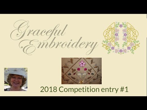 Graceful Embroidery 2018 competition entry 1