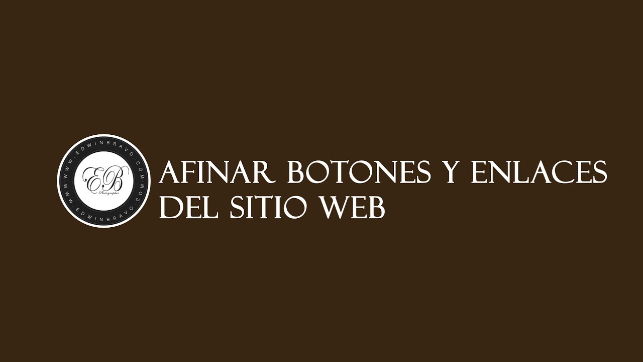 38- Afinar botones y enlaces del sitio web I | Adobe Portfolio 2024