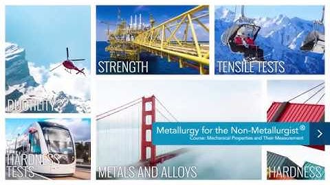 ASM Digital Short Course: Mechanical Properties and their Measurement