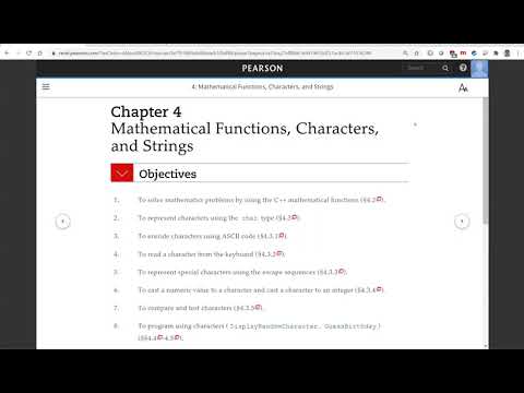 Daniel Liang C++ Section 4.2