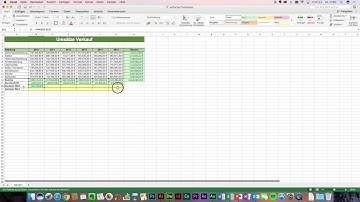 Einfache Funktionen in Excel for MAC 2016