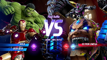 MARVEL VS. CAPCOM: INFINITE Ironman and Hulk vs Ultron Omega