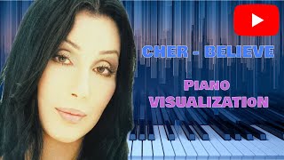 🎹 Cher - Believe | Piano Visualization 🎵