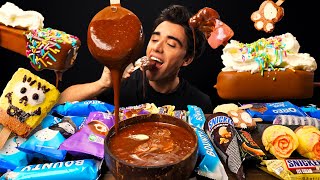 Asmr Milka, Oreo, Snickers Ice Cream Mukbang Nutella Hot Chocolate Mcbang Asmr Eating