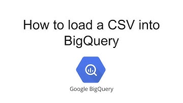 BigQuery - Een lokale csv in BigQuery laden met behulp van de Google Cloud Console
