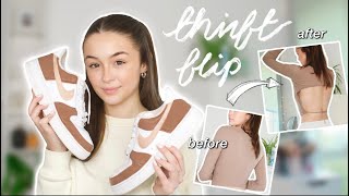 making my own trendy clothes for cheap | thrift flip