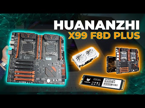 Dual-CPU Powerhog: HUANANZHI X99 F8D PLUS Motherboard - YouTube