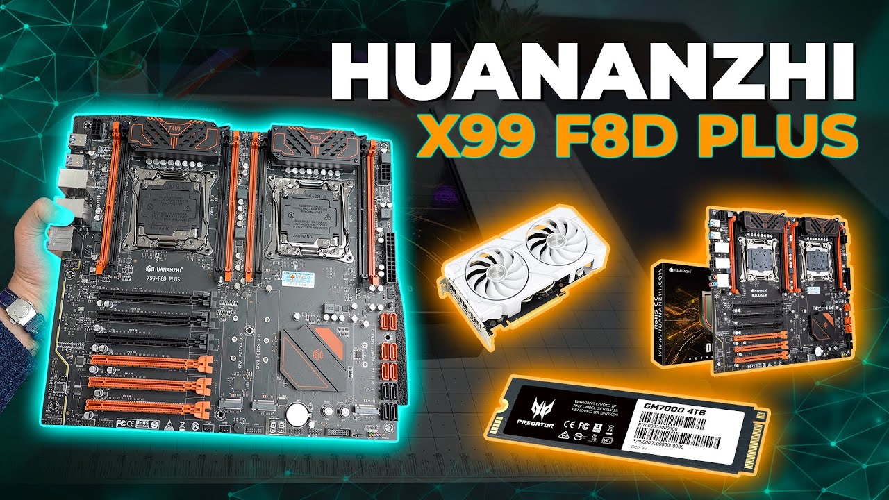 Dual-CPU Powerhog: HUANANZHI X99 F8D PLUS Motherboard - YouTube
