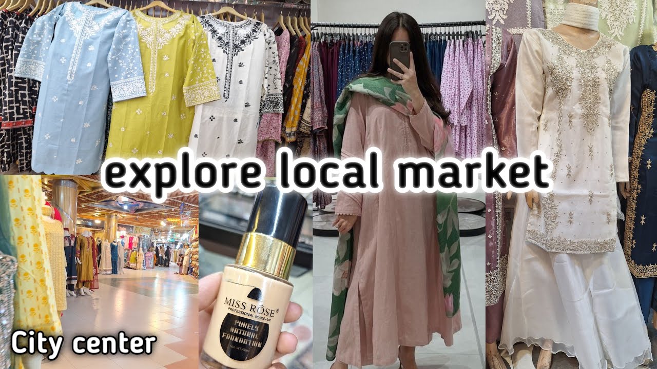 City Centre Saddar Rawalpindi|| Simple and Party wear dresses, makeup, jewellery