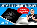 4 Jutaan, Laptop/Tablet 2-in-1 Convertible Touch Screen Murah: Review Zyrex Sky 360 - Indonesia