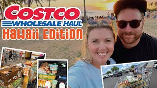 Costco Haul Hawaii Edition 🌺 | Kauai Costco Haul for 11 People – What $500 Buys in Paradise!