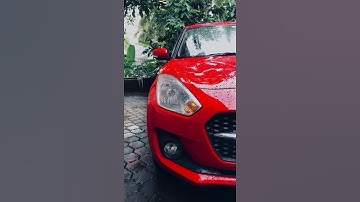 Maruti SWIFT 2021 vxi variant (Solid Fire Red color) #swift2021